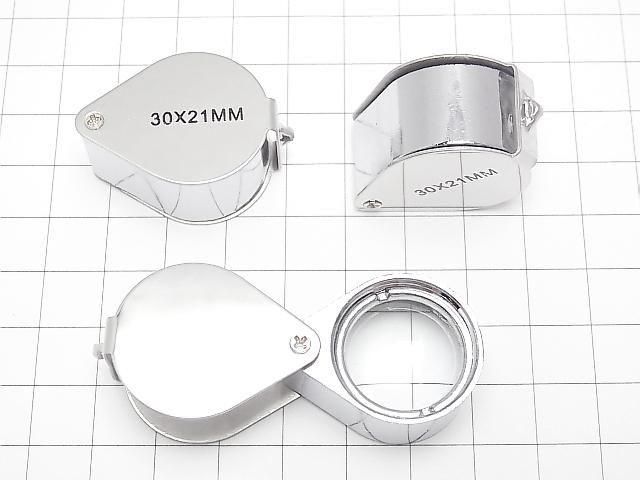 [Video] Jewelry Loupe (Magnifying Glass) 30x21mm 1pc