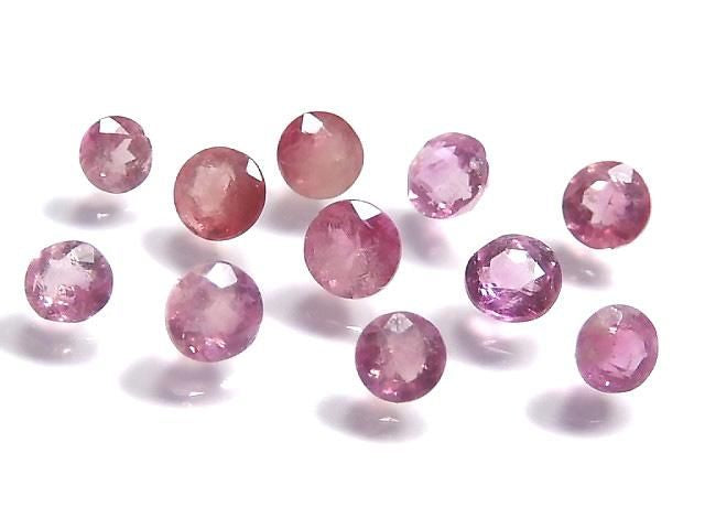 [Video][One of a kind] High Quality Red Beryl Loose Stone Faceted 11pcs Set NO.1