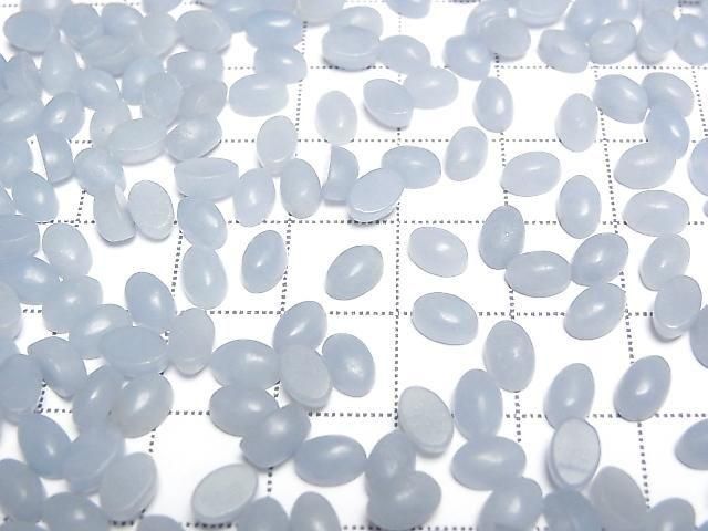 [Video] Angelite Oval Cabochon 6x4mm 5pcs