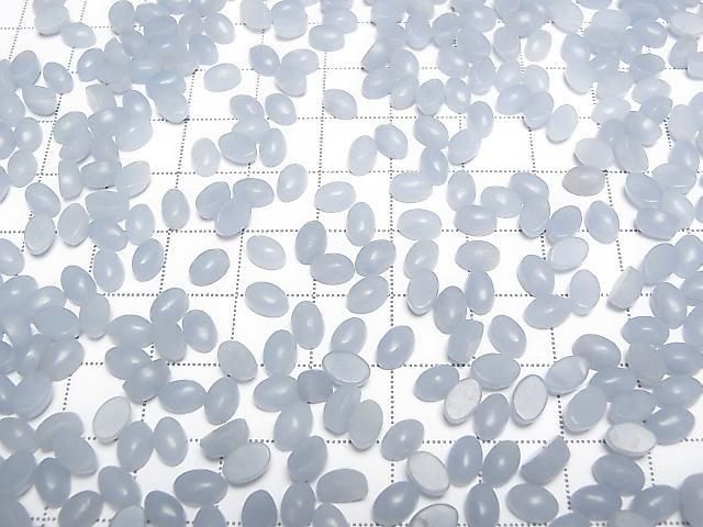 [Video] Angelite Oval Cabochon 6x4mm 5pcs