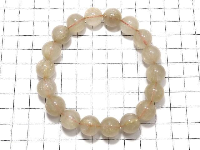 [Video][One of a kind] Rutilated Quartz AA++ Round 12.5mm Bracelet NO.8