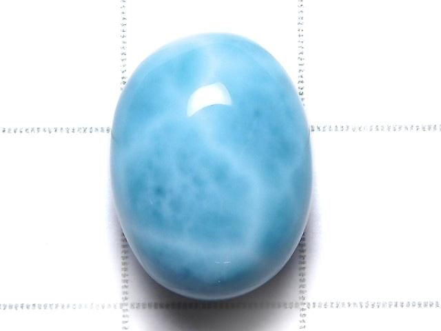 High Quality Larimar Pectolite AAA Cabochon 1pc NO.355 [One of a kind]