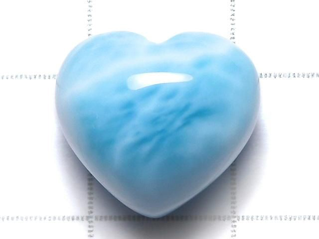 High Quality Larimar Pectolite AAA Cabochon 1pc NO.356 [One of a kind]