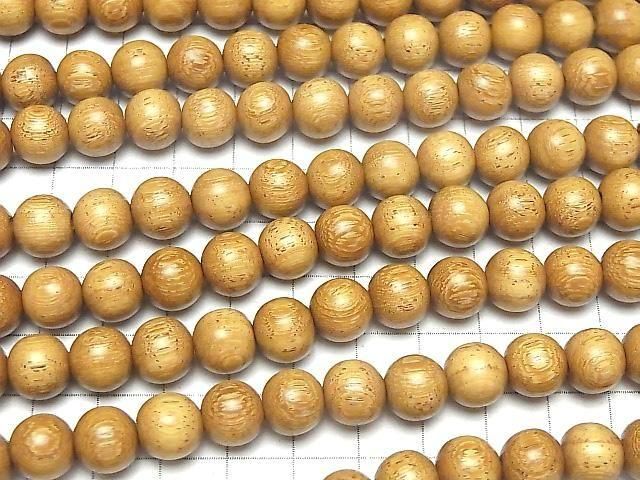 Wood Beads Semi Round 10mm 1strand beads (aprx.15inch/38cm)