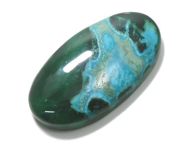 [Video][One of a kind] Chrysocolla Malachite Cabochon 1pc NO.2