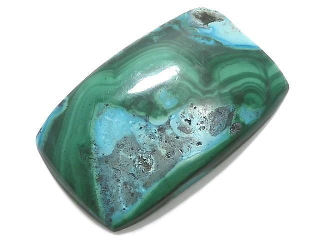 [Video][One of a kind] Chrysocolla Malachite Cabochon 1pc NO.6