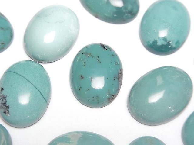 [Video] Turquoise AAA- Oval Cabochon 16x12mm [Blue] 1pc