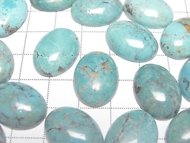[Video] Turquoise AA++ Oval Cabochon 20x15mm [Blue] 1pc