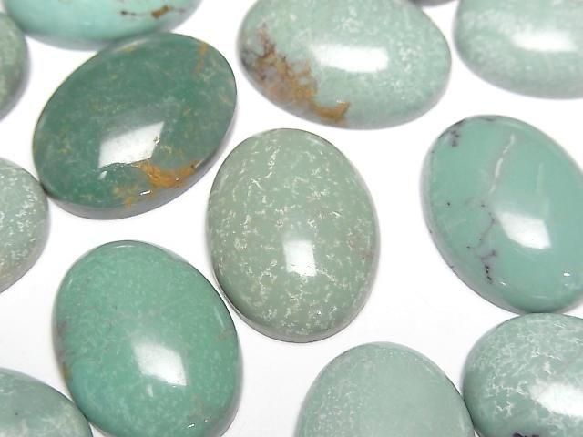 [Video] Turquoise AA++ Oval Cabochon 20x15mm [Green] 1pc