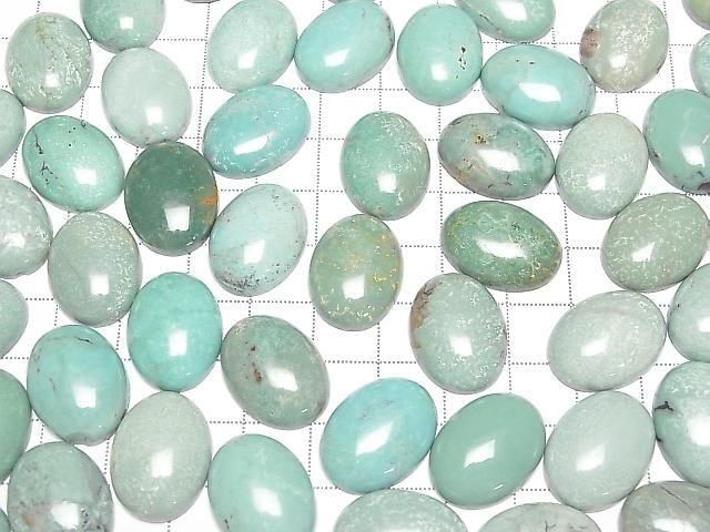 [Video] Turquoise AA++ Oval Cabochon 20x15mm [Green] 1pc