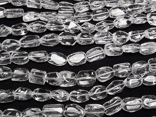 Crystal AAA- Faceted Nugget 1strand beads (approx. 14 inches/34 cm)