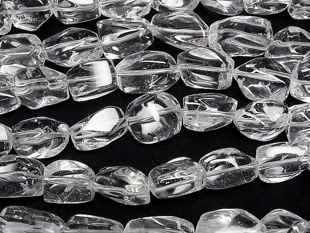 Crystal AAA- Faceted Nugget 1strand beads (approx. 14 inches/34 cm)