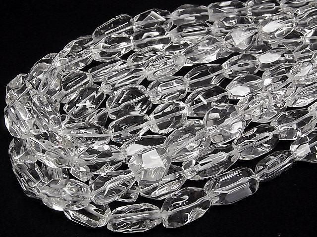 Crystal AAA- Faceted Nugget 1strand beads (approx. 14 inches/34 cm)
