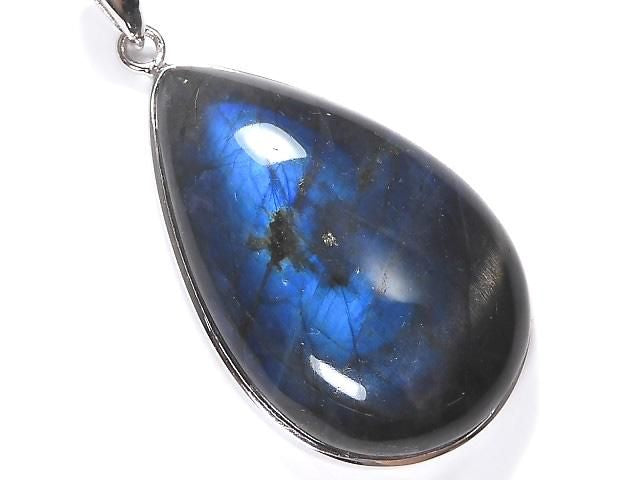 Blue Labradorite AAA Pendant Silver 925 No. 90 [One of a kind]