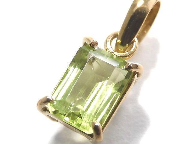 High Quality Peridot AAA Pendant [18K Yellow Gold] NO.10 [One of a kind]