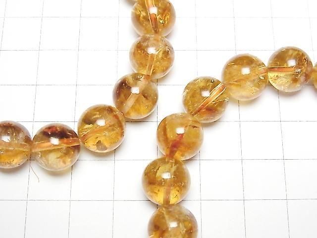 [Video] Brandy Phantom Citrine AAA Round 11.5mm Bracelet
