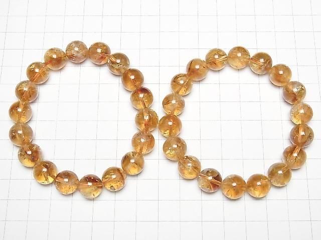[Video] Brandy Phantom Citrine AAA Round 11.5mm Bracelet