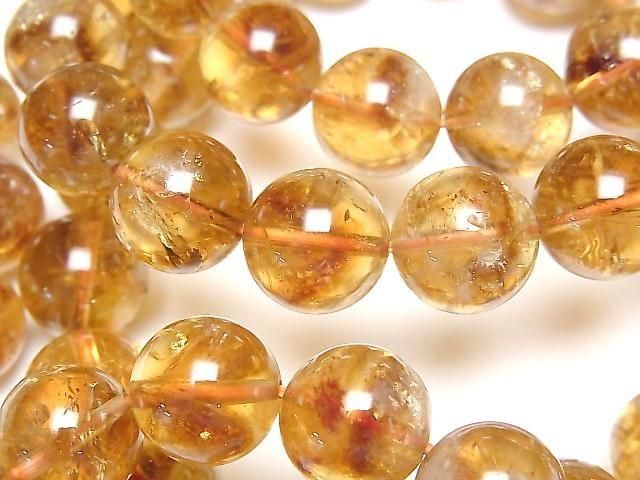 [Video] Brandy Phantom Citrine AAA Round 12mm Bracelet
