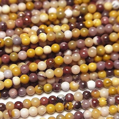 Mookaite Round 2mm 1strand beads (approx. 15 inches/38 cm)