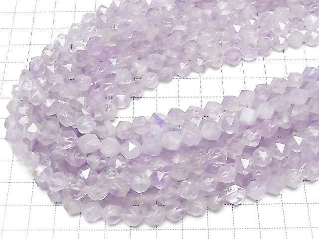 [Video] Lavender Amethyst AA++ 20 Faceted Round 8mm half or 1strand beads (approx. 15 inches/36 cm)