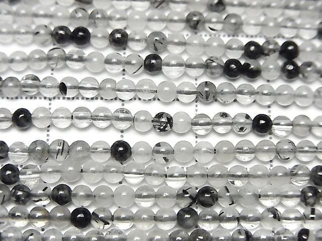 [Video] Tourmaline Quartz AA++ Round 3mm 1strand beads (approx. 15 inches/38 cm)