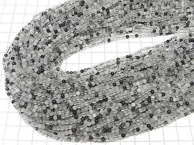 [Video] Tourmaline Quartz AA++ Round 3mm 1strand beads (approx. 15 inches/38 cm)