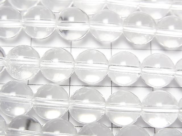 [Video] Crystal Quartz AAA- Round 8mm half or 1strand beads (approx. 15 inches/36 cm)