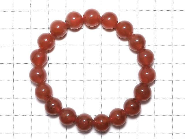 Peruvian Rhodochrosite AAA Round 10mm 1strand beads (Bracelet) NO.1 [One of a kind]