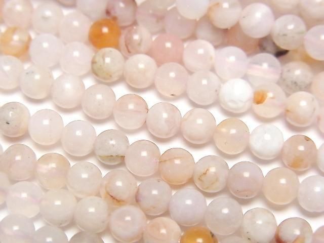 Cherry Blossom Agate Round 4mm 1strand beads (approx. 15 inches/38 cm)