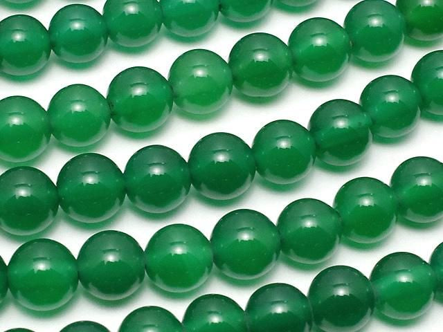 Green Onyx AAA Round 6mm 1strand beads (approx. 14 inches/35 cm)