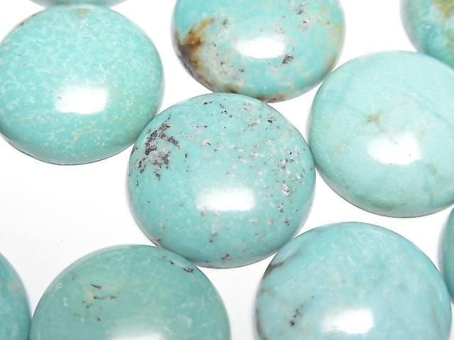 Turquoise AA++ Round Cabochon 20x20mm [Blue] 1pc