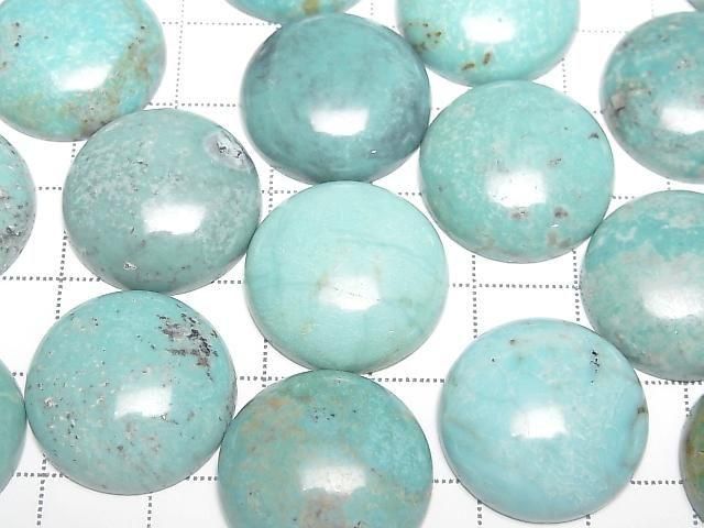 Turquoise AA++ Round Cabochon 20x20mm [Blue] 1pc