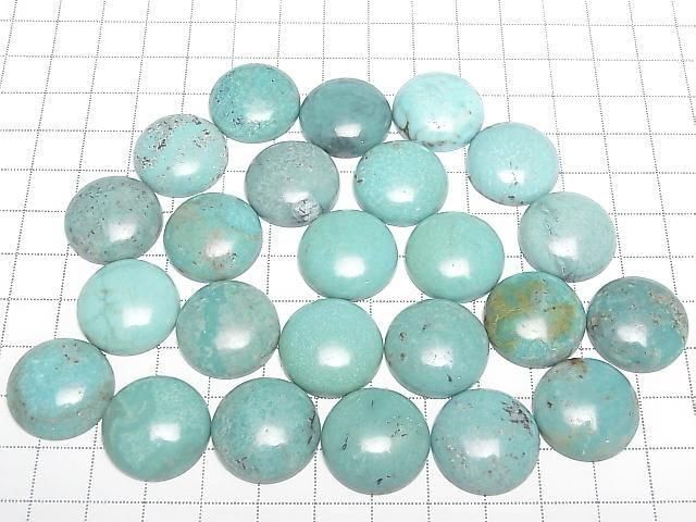 Turquoise AA++ Round Cabochon 20x20mm [Blue] 1pc