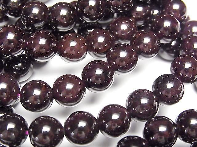 Garnet AA+ Round 8.5mm 1strand beads (Bracelet)