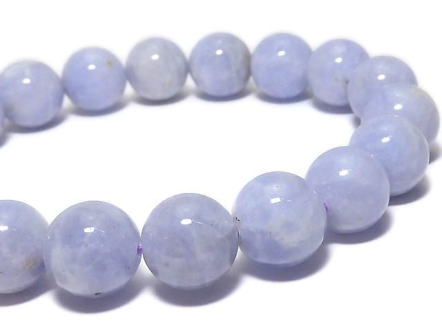 Afghanistan Hackmanite Round 10mm 1strand beads (Bracelet) NO.123 [One of a kind]