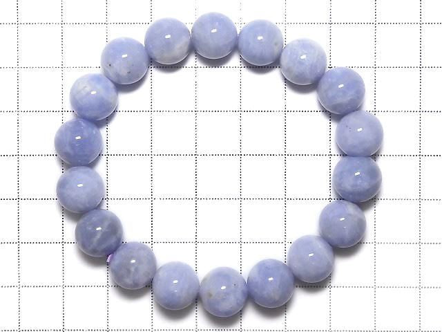 Afghanistan Hackmanite Round 10.5mm 1strand beads (Bracelet) NO.124 [One of a kind]
