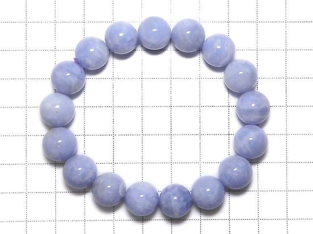Afghanistan Hackmanite Round 11.5mm 1strand beads (Bracelet) NO.126 [One of a kind]