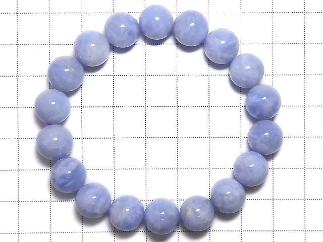 Afghanistan Hackmanite Round 11mm 1strand beads (Bracelet) NO.127 [One of a kind]