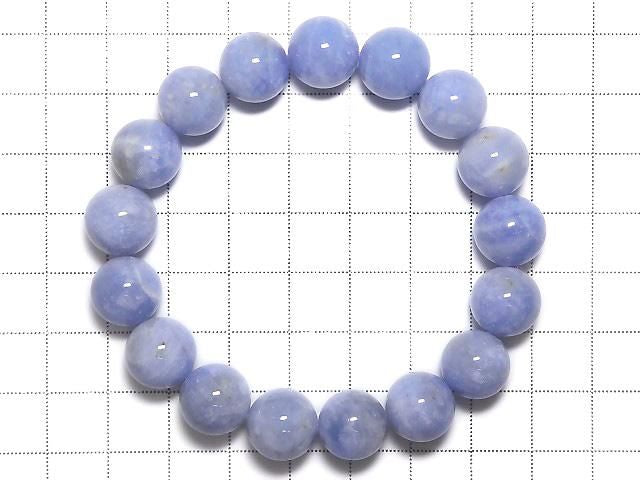 Afghanistan Hackmanite Round 11.5mm 1strand beads (Bracelet) NO.128 [One of a kind]