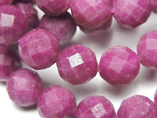 Ruby AA++ Faceted Round 12mm 1strand beads (Bracelet) High Quality!
