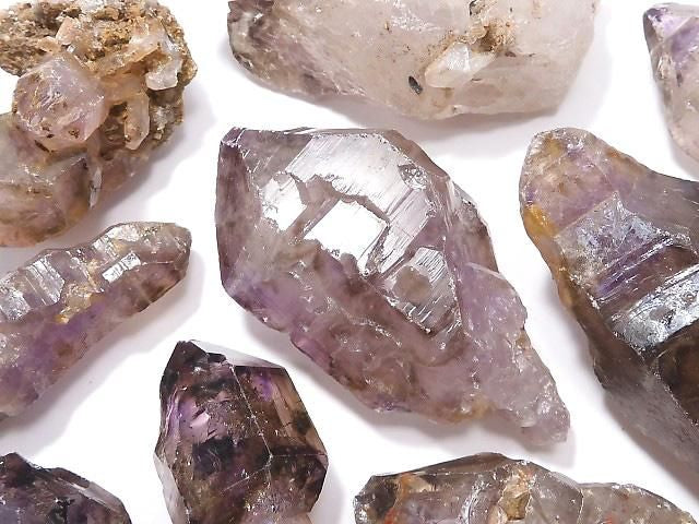 Elestial Quartz Raw Stones 10pcs Set NO.218 [One of a kind]