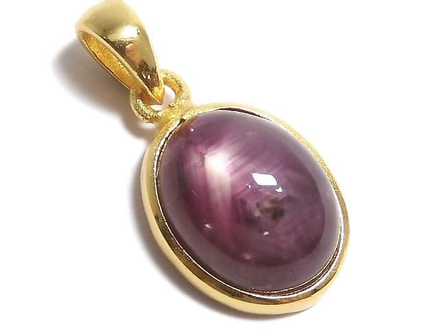 High Quality Star Ruby AAA Pendant 18KGP NO.58 [One of a kind]