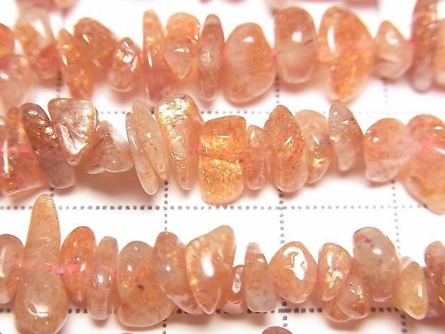 Sunstone AAA Chips (Small Nugget ) 1strand beads (aprx.15inch/38cm)