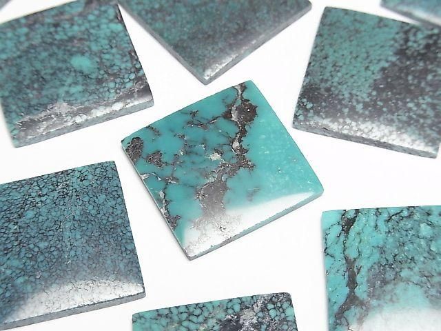 Turquoise AA++ Square Cabochon 20x20mm [Blue] 1pc