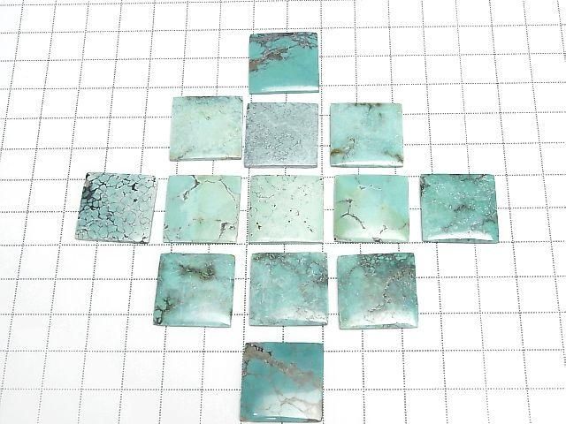 Turquoise AA++ Square Cabochon 20x20mm [Blue-Green] 1pc