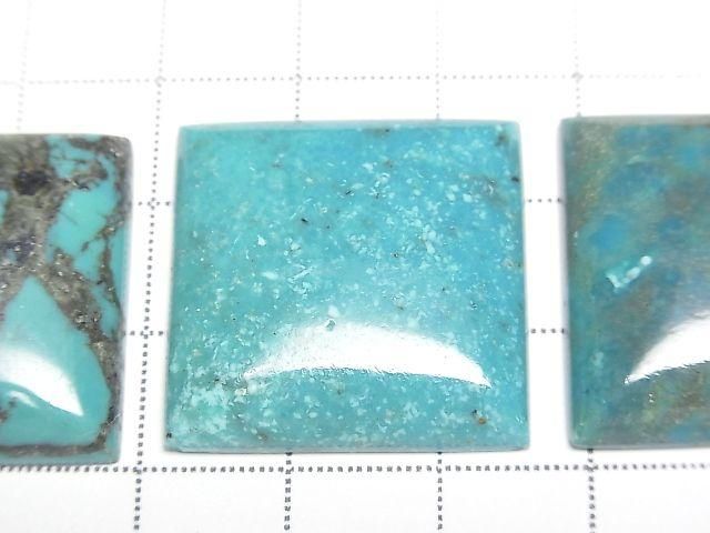 Turquoise AA++ Square Cabochon 25x25mm [Blue] 1pc