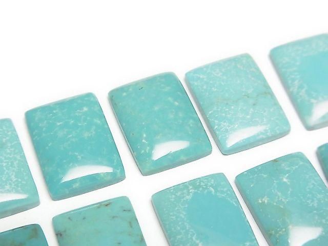 Turquoise AA++ Rectangle Cabochon 14x10mm [Blue] 1pc