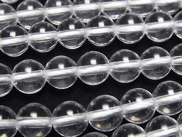 Crystal Quartz AAA Round 7.5mm half or 1strand beads (aprx.15inch/37cm)