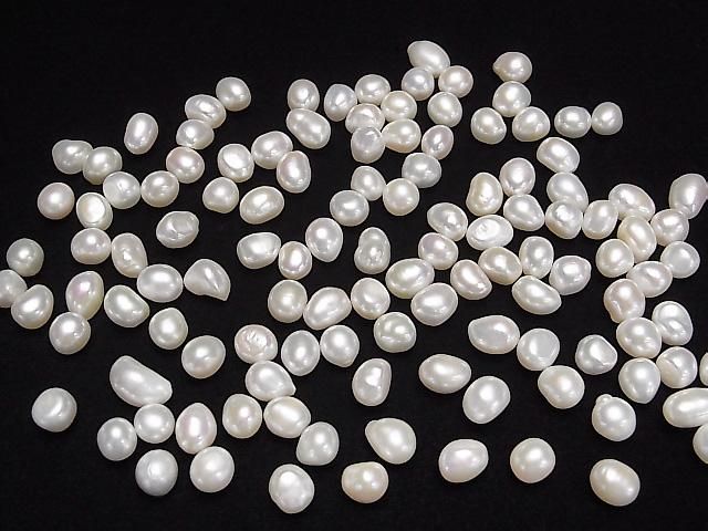 Fresh Water Pearl AA++ Loose Stone Potato-Baroque 8-10mm White 10pcs