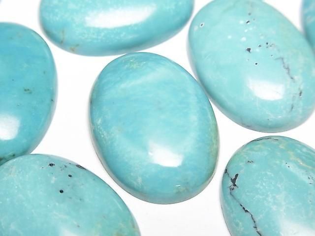 Turquoise AA++ Oval Cabochon 25x18mm 1pc